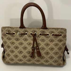 Dooney & Bourke Vintage Geometric Monogram Satchel